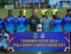 Diikuti 32 Tim, Turnamen Sepak Bola Piala Bupati Lingga 2023 Resmi Digelar