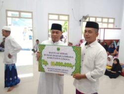 Bupati Lingga safari Ramadhan di masjid Al-fatah Desa tanjung harapan