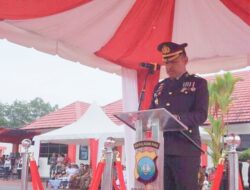 HUT Bhayangkara ke-78, Polres Lingga Gelar Upacara    