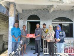 Dinsos Lingga Salurkan Bantuan untuk Korban Kebakaran di Senayang