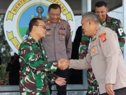 Perkuat Sinergitas, Kapolres Lingga Lakukan Silaturahmi ke Lanal Dabo Singkep