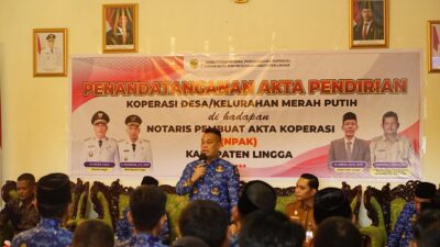 Legalitas Koperasi Merah Putih Dimatangkan, Pemkab Lingga Gandeng INI