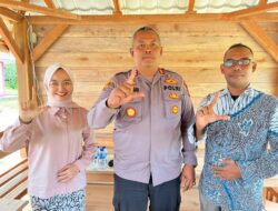 Bimbel Privata Moa Dabo Singkep Jalin Silaturahmi dengan Kapolres Lingga