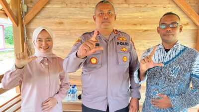 Bimbel Privata Moa Dabo Singkep Jalin Silaturahmi dengan Kapolres Lingga