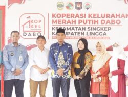 Wakil Bupati Lingga Resmikan Koperasi Merah Putih Kelurahan Dabo, Koperasi Aktif Pertama di Kabupaten Lingga