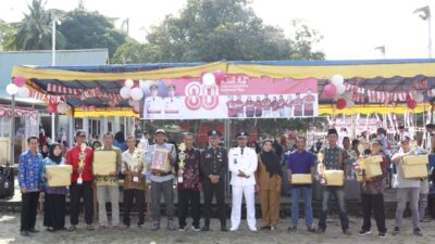 Kapolres dan Kapolsek Singkep Barat Puji Dedikasi Bripka Syamsurizal